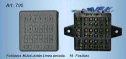 PORTAFICH FUSIBLERA MULTIFUNCION L/PESADA 18 FUSIBLES  