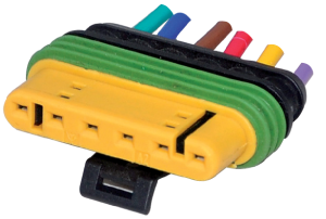 PORTAFICH FICHA 6 VIAS BOBINA FIAT UNO MOTOR 1.4 8V  