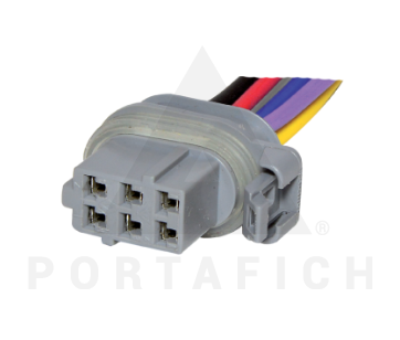 PORTAFICH FICHA 6 VIAS PRESOSTATO RENAULT  