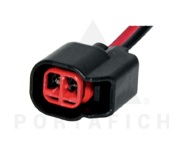 PORTAFICH FICHA 2 VIAS INYECTORES FORD  