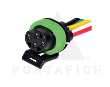 PORTAFICH FICHA 4 VIAS SENSOR DE AGUA VW CAMION  