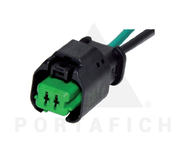 PORTAFICH FICHA 2 VIAS SENSOR TEMPERATURA PEUG-CITROEN  