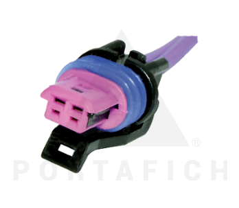 PORTAFICH FICHA 2 VIAS SENSOR TEMP.INYECCION CORSA-ASTRA  