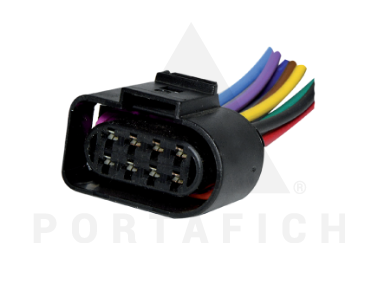 PORTAFICH FICHA 8 VIAS SENSOR MAF VW-FORD  