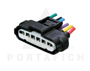 PORTAFICH FICHA 6 VIAS INYECCION ELECTRONICA