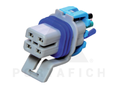 PORTAFICH FICHA 4 VIAS GM GRIS  