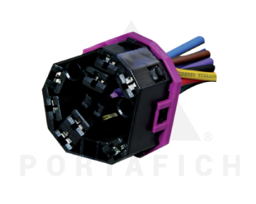 PORTAFICH FICHA 8 VIAS CONMUTADOR DE IGNICION FOX-GOLF-AUDI  