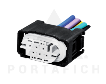 PORTAFICH FICHA 6 VIAS MARIPOSA FIAT FIRE  