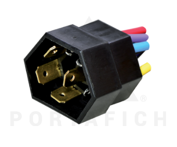 PORTAFICH FICHA 7 VIAS CONMUTADOR IGNICION VW  