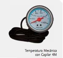 REIMOTOR TERMOMETRO BLANCO MECANICO C/CAPILAR 4M
