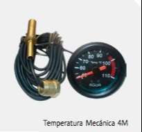 REIMOTOR TERMOMETRO NEGRO MECANICO 4M ARO NEGRO 52MM
